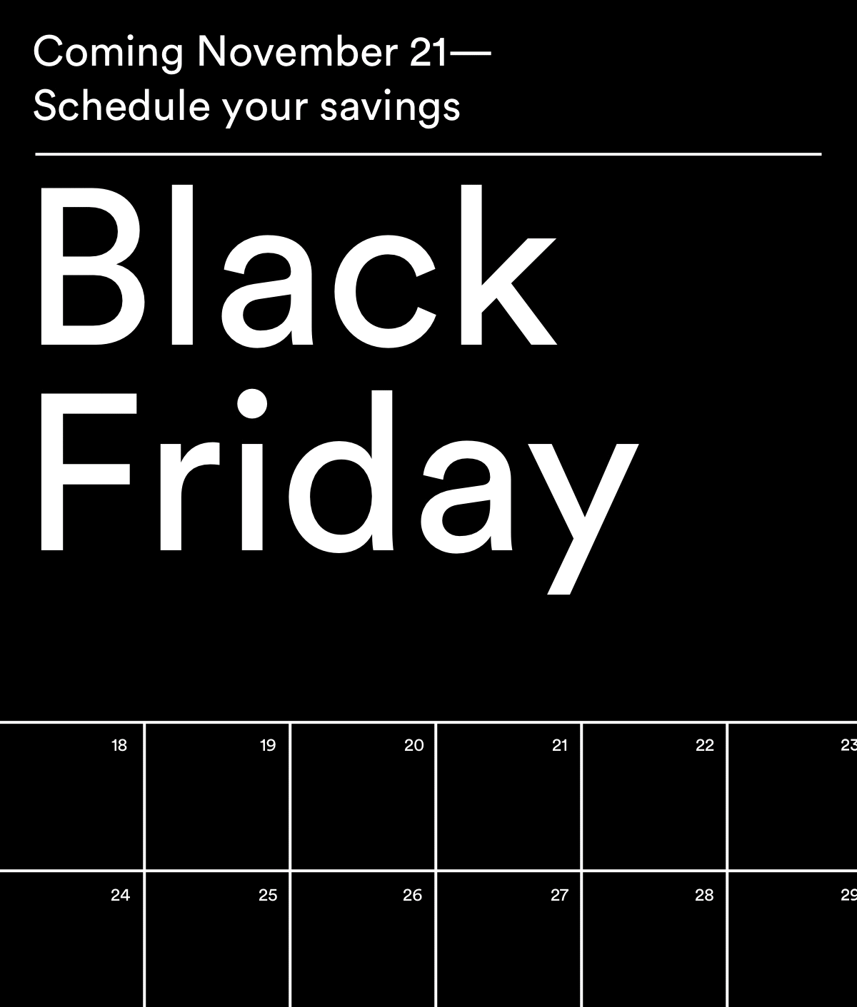 Why we don't do (Black Friday) sales